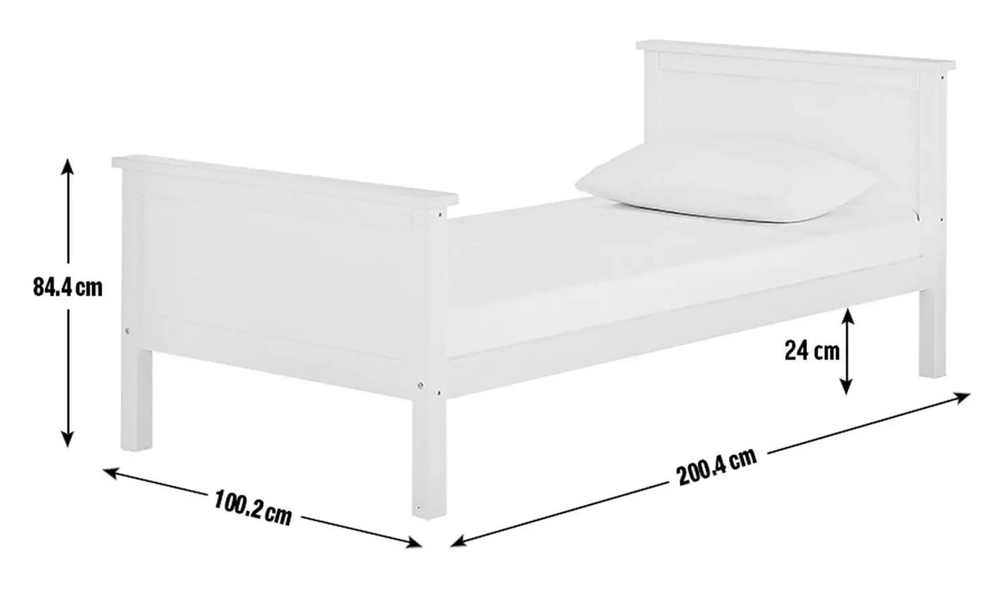 Habitat Brooklyn Single Bed - Grey